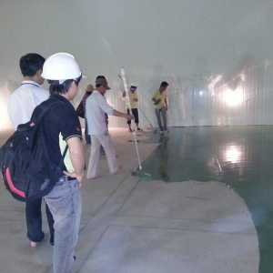 Epoxy painting for food store - Song Than industry zone