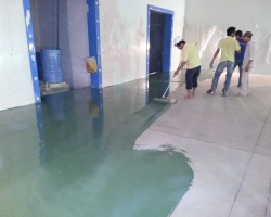 Epoxy painting for food store - Song Than industry zone